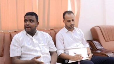 فريق التوجيه والرقابة الرئاسي يطلع على أنشطة وبرامج إعلام الانتقالي في محافظة المهرة