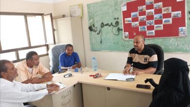 قسم الأنشطة بمكتب تربية دارسعد يناقش خطط وبرامج الفترة القادمة