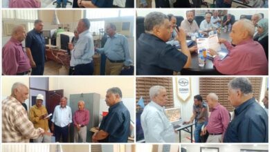 نائب محافظ عدن يطلع على نشاط هيئة المساحة الجيولوجية ويوجه الجهات المختصة في التنسيق مع الهيئة لتفادي مخاطر التقلبات المناخية
