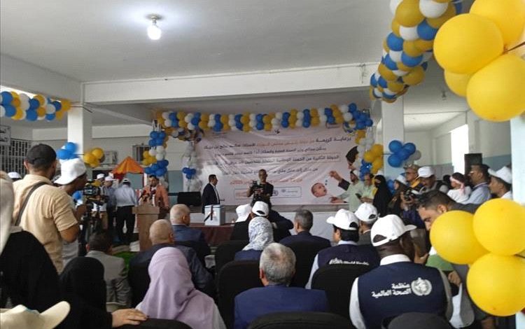 وزير الصحة يدشن حملة التحصين الثانية ضد شلل الأطفال
