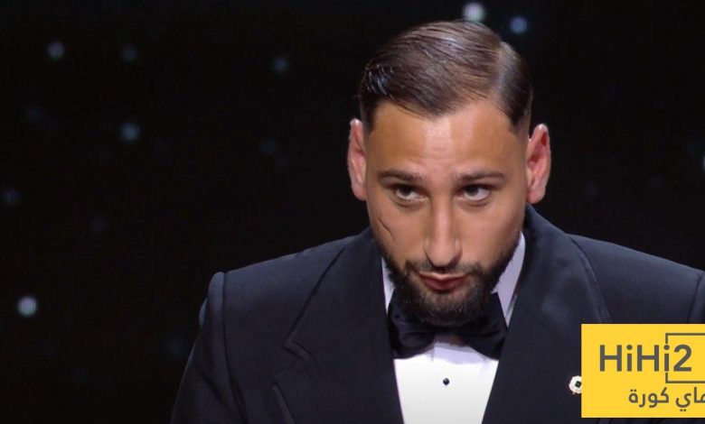 أول تعليق من دوناروما بعد التتويج بجائزة أفضل حارس في العالم