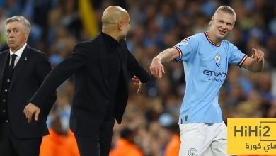 بيب غوارديولا يضع هالاند في مصاف الأساطير