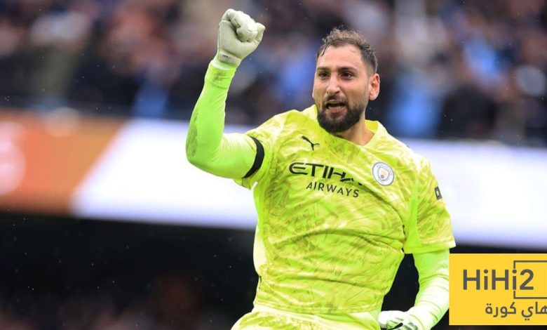 هالاند يشيد بدوناروما بعد مباراة مانشستر يونايتد