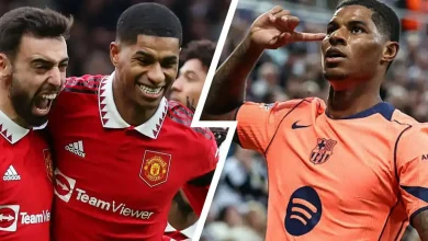 نجوم مانشستر يونايتد يدعمون راشفورد بعد تألقه مع برشلونة