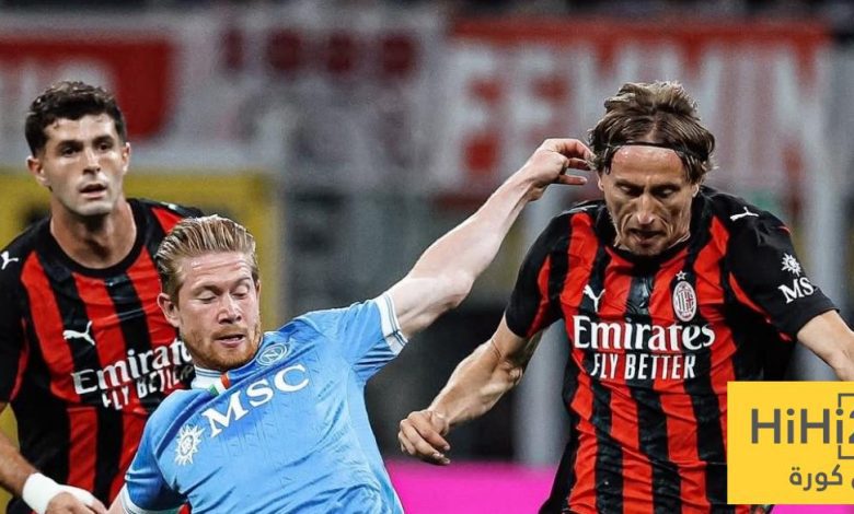 شاهد صورة اللقطة المثيرة للجدل من مباراة ميلان و نابولي