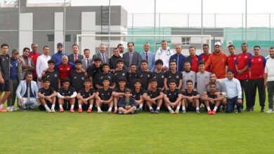 البكري يحث منتخب الشباب على تقديم أفضل ما لديهم في المباراة النهائية لبطولة الخليج