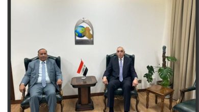 السفير مرمش يبحث مع وكيل وزارة الخارجية العراقي تعزيز العلاقات الثنائية