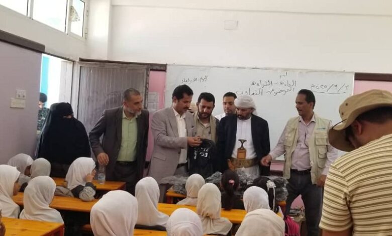 العباب والباكري يفتتحان 10 فصول جديدة بمدرسة الشهيد الشدادي للبنات