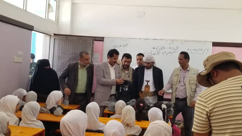 العباب والباكري يفتتحان 10 فصول جديدة بمدرسة الشهيد الشدادي للبنات