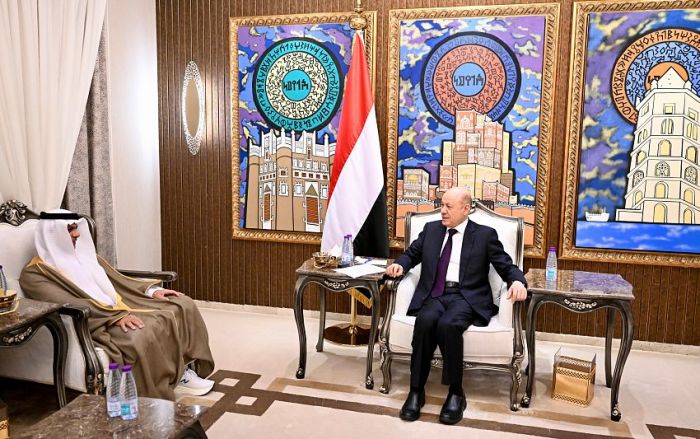 العليمي يثمّن تدخلات الإمارات الاقتصادية والإنسانية والإنمائية في اليمن