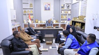 الوكيل العامري يشيد بتدخلات منظمة الهجرة الدولية في مديريات وادي حضرموت والصحراء