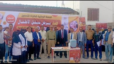تدشين حملة التحصين ضد فيروس شلل الاطفال في شبوة