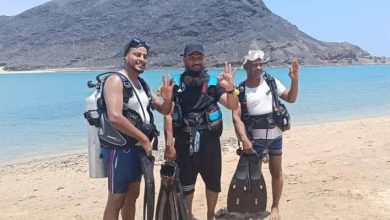 تنظيم فعالية غوص في جزيرة العزيزية بعدن لتعزيز السياحة البحرية