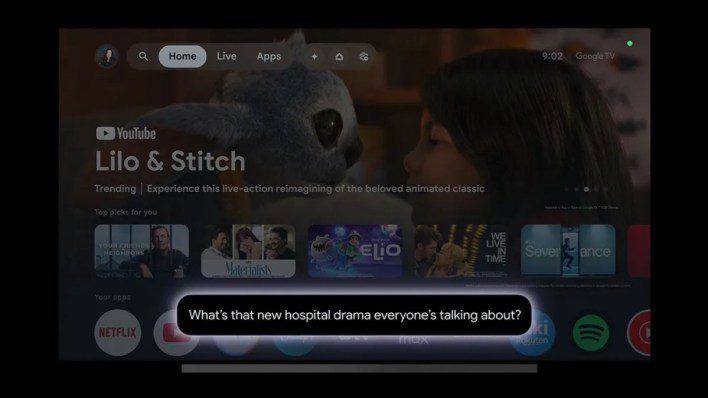 جوجل تجلب Gemini إلى Google TV مع مزايا جديدة