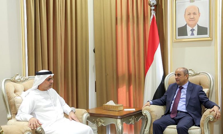 رئيس الوزراء يشيد بالعلاقات المتميزة مع الامارات ويؤكد ان دعمها أساسي لتماسك مؤسسات الدولة