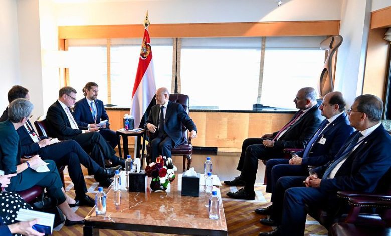 رئيس مجلس القيادة يستقبل وزير الخارجية الالماني