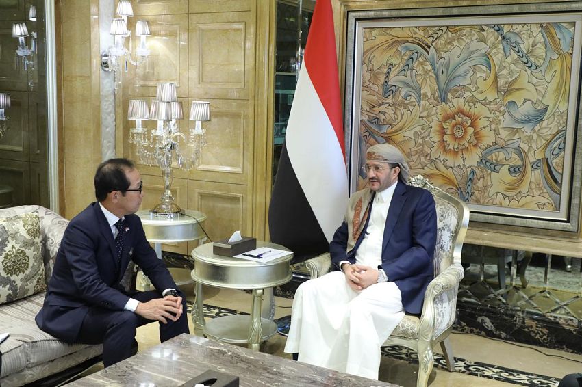 عضو مجلس القيادة الرئاسي عثمان مجلي يشيد بالدور الياباني في اليمن