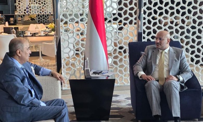 عضو مجلس القيادة طارق صالح يطلع من رئيس الوزراء على مسار الإصلاحات الاقتصادية والخدمية