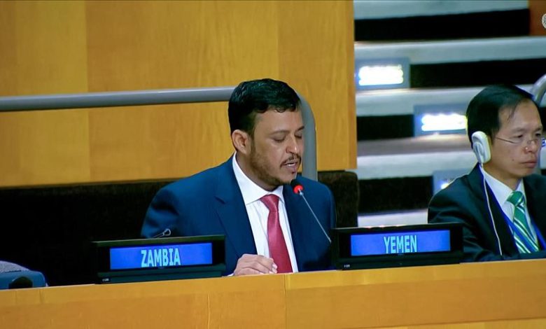 عضو مجلس القيادة عبدالله العليمي يدعو الى استجابة دولية جماعية لأولويات التنمية في اليمن