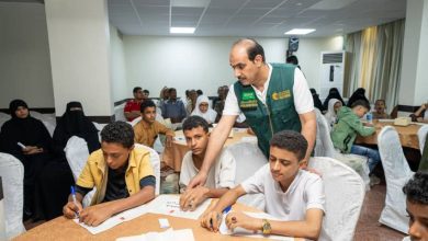 مركز الملك سلمان للإغاثة يختتم برامج تدريبية تطوعية بعدن