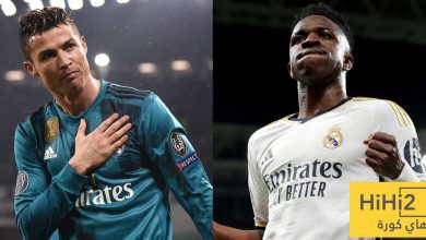 مقارنة بين رونالدو وفينيسيوس في أول 7 مواسم مع ريال مدريد