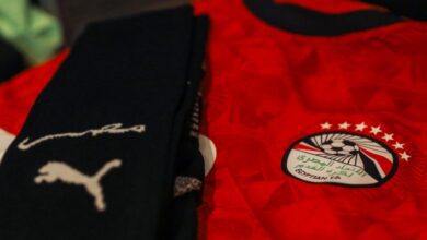 منتخب مصر بالاحمر و إثيوبيا بالأخضر في تصفيات كأس العالم