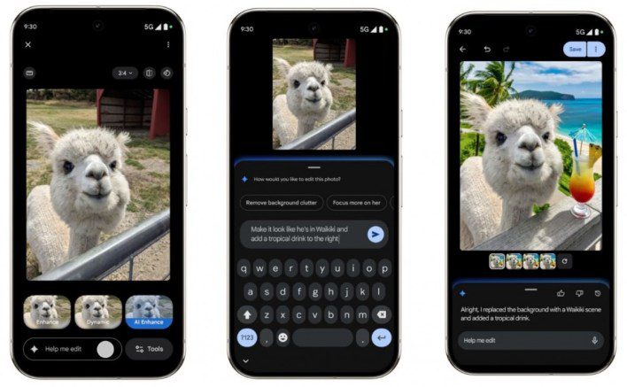 ميزة التحرير بالمحادثة في Google Photos تصل إلى المزيد من أجهزة اندرويد