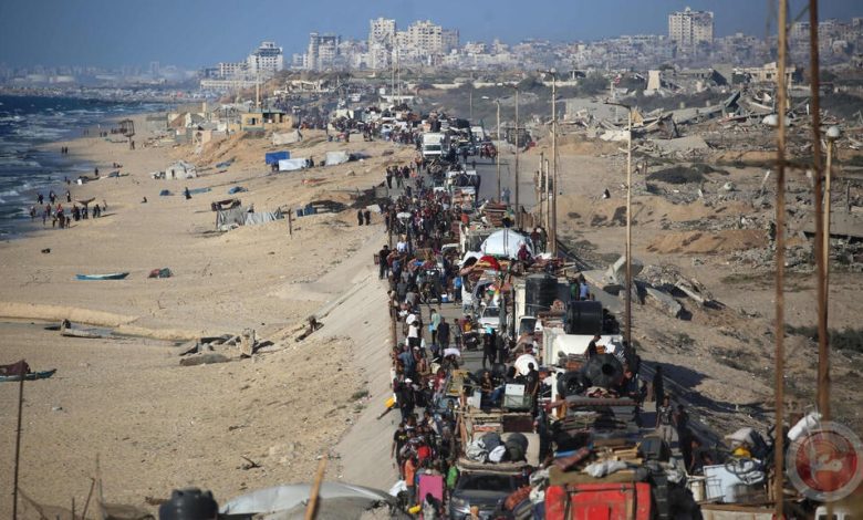 نصف مليون فلسطيني نزحوا من مدينة غزة