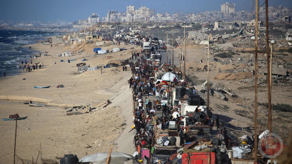 نصف مليون فلسطيني نزحوا من مدينة غزة