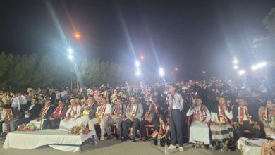 وزارة الشباب والرياضة تنظم مهرجاناً فنياً وخطابياً بمحافظة مأرب احتفاء بأعياد الثورة