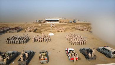 وزير الدفاع يتفقد قوات العمالقة ويشيد بجاهزيتها
