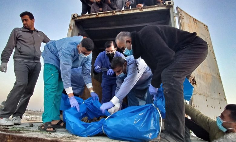 غزة… إسرائيل تسلم جثامين الشهداء وعليها آثار الإعدام والتعذيب والحرق