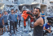 استشهاد طفلة وإصابة آخرين جراء انهيار مبنى في مدينة غزة