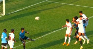 أحمد ربيع يسجل هدف التقدم للزمالك فى مرمى غزل المحلة