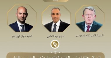 وزير الخارجية يبحث مع وزيرى خارجية فرنسا والدنمارك التطورات في غزة