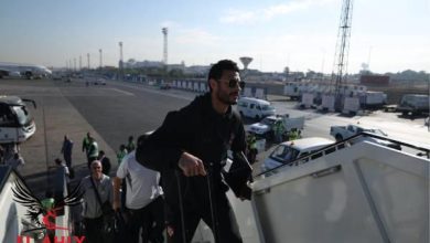 بعثة الأهلي تغادر مطار القاهرة إلى بوروندي