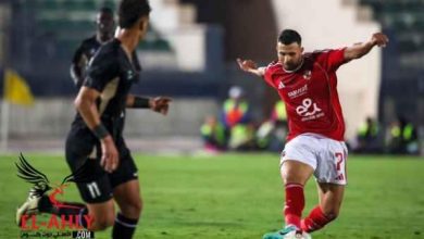 بتروجيت يتقدم على الأهلي بهدف في الشوط الأول بالدوري