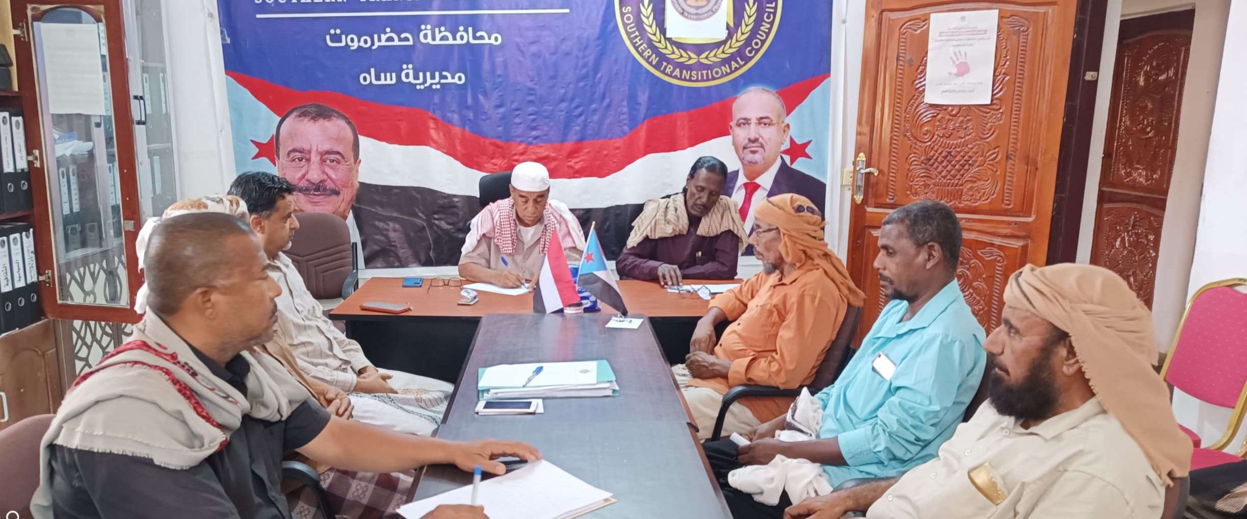 اخبار-حضرموت-|-تنفيذية-انتقالي-ساه-تناقش-عددًا-من-القضايا-التنظيمية-في-الهيئة