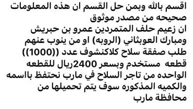 اخبار-حضرموت-|-صفقة-الموت-من-مأرب:-هل-يُشعل-حلف-بن-حبريش-فتيل-الفتنة-بـ-1000-بندقية؟
