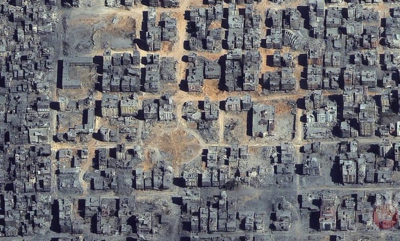 بعد عامين من الحرب.. صور جوية تكشف حجم الدمار الهائل في غزة