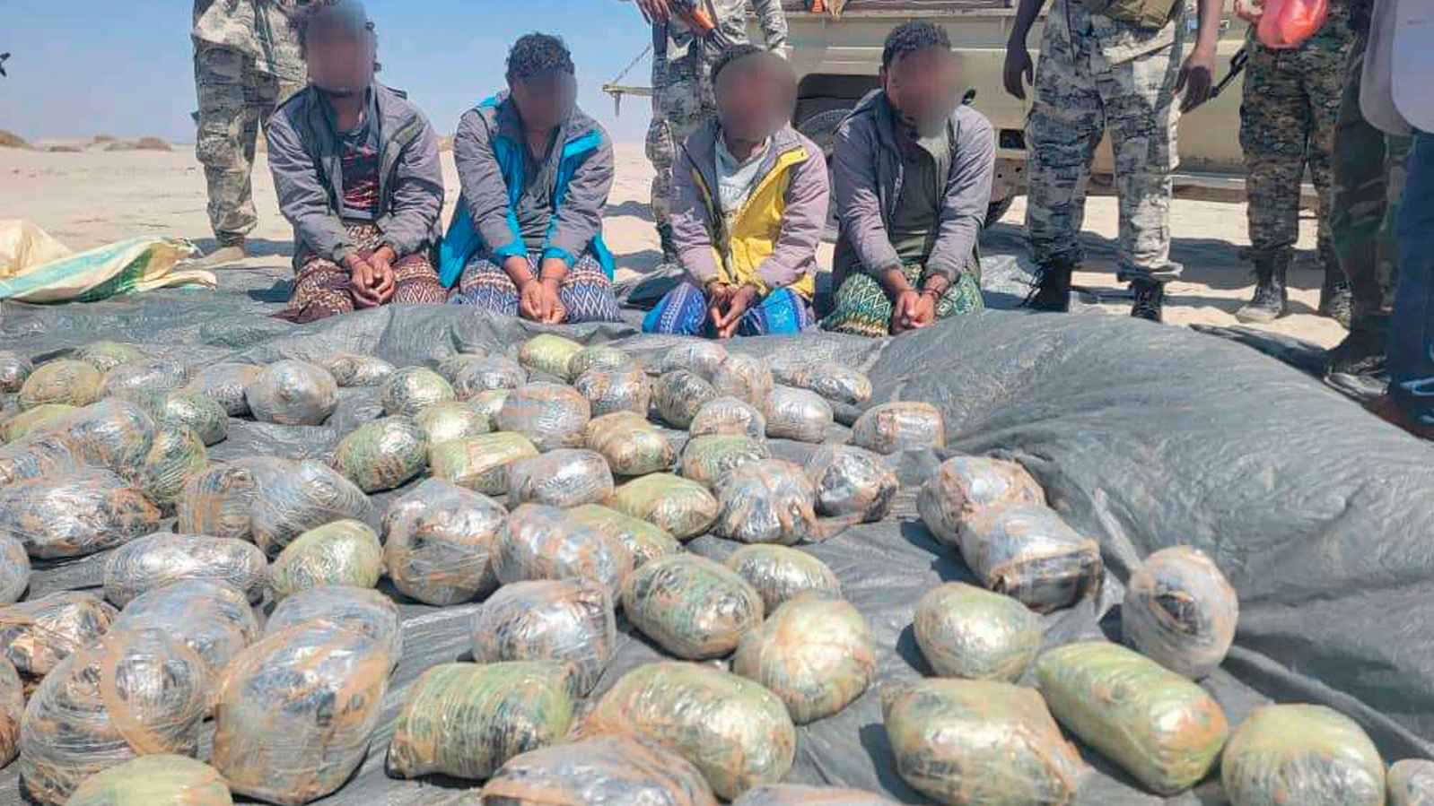 كميات الحبوب المخدرة المضبوطة