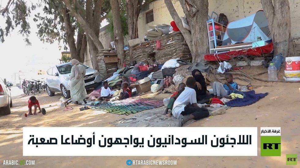 اللاجئون السودانيون يواجهون أوضاعا صعبة