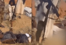 بدم بارد.. مشاهد صادمة لجريح في الفاشر يتوسل لقاتله