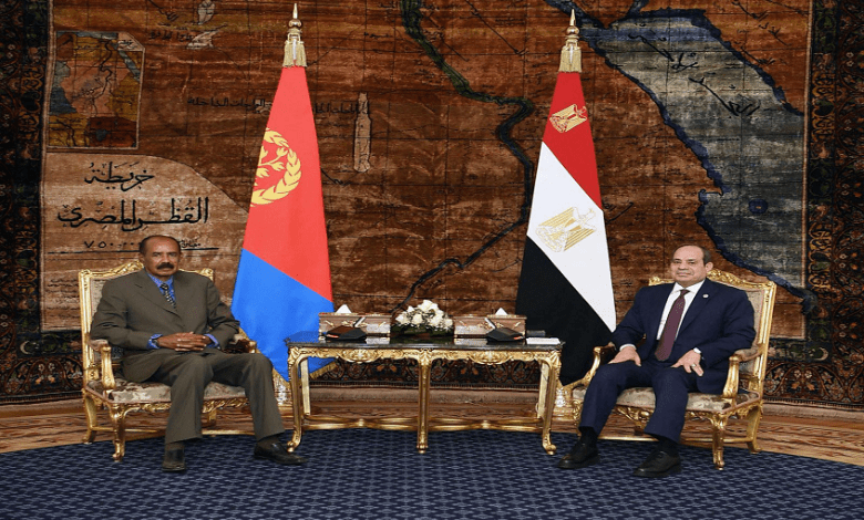 وسط توترات مع إثيوبيا.. السيسي يستقبل رئيس إريتريا في القاهرة