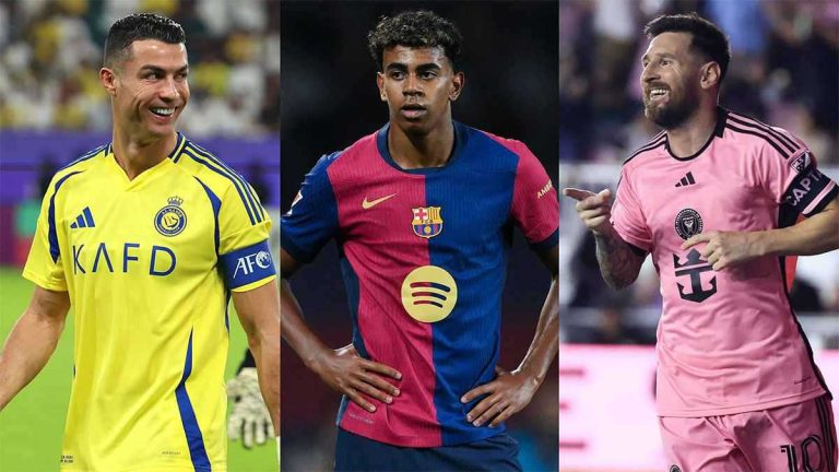 ما سر الحوار المطول بين ناصر الخليفي ونجم برشلونة؟ (صورة)