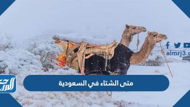 متى الشتاء في السعودية