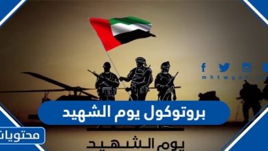 بروتوكول يوم الشهيد في الامارات