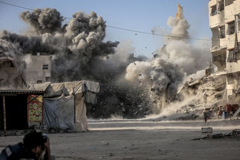 59 غارة عقب مطالبة ترامب بوقف إطلاق النار تخلف 34 شهيدا