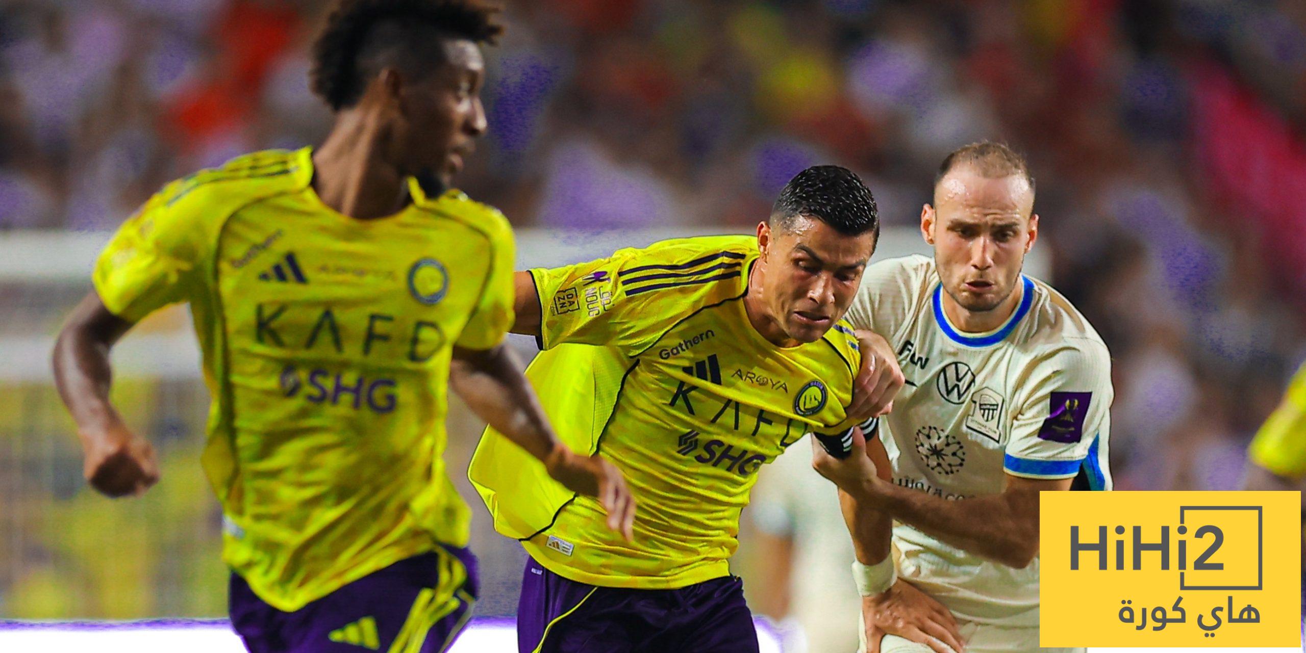 نتيجة أول مباراة بين النصر والاتحاد في كأس الملك