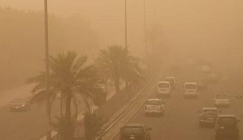 أتربة مثارة على تبوك - الوئام